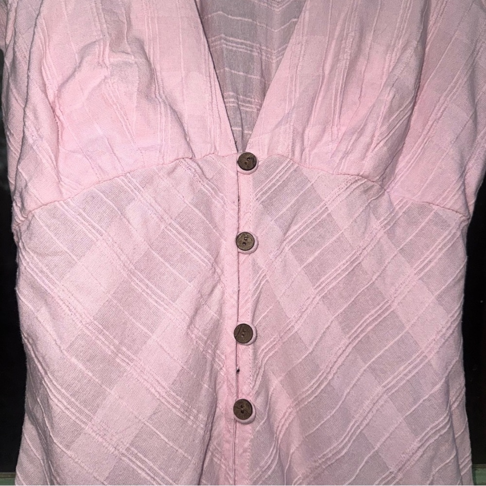 Free People Free-est New In Town Midi Dress Medium Pink Festival Bloom - Picture 14 of 16